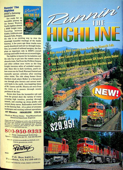 Railfan & Railroad Magazine June 2000 Vol 19 No 6 Annual Dinner Train Guide