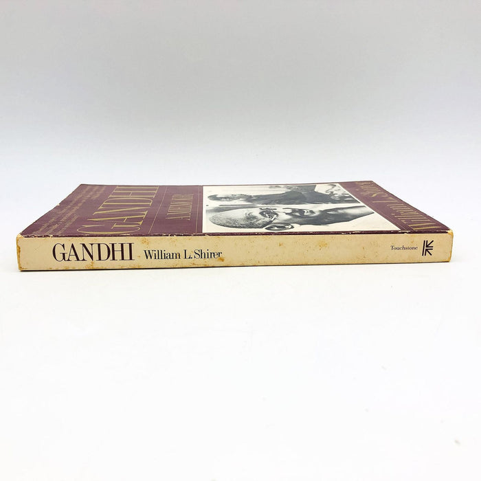 Gandhi A Memoir Paperback William L. Shirer 1980 India Statesman Nationalist 3