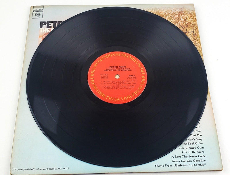 Peter Nero The First Time Ever I Saw Your Face 33 RPM 2x LP Record Columbia 1972 6