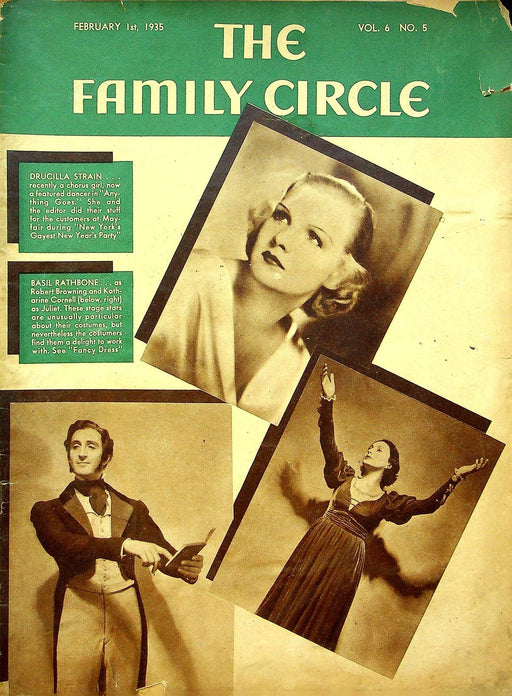 The Family Circle Magazine February 1 1935 Vol 6 No 5 Drucilla Strain 1