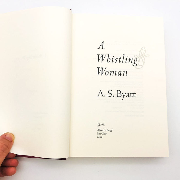 A Whistling Woman HC A. S. Byatt 2002 Talk Show Host Single Mother 1st Edition 7