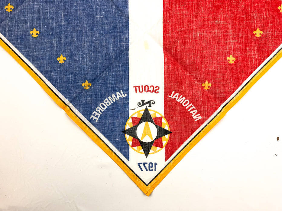 Vintage Boy Scouts of America Neckerchief National Jamboree 1977 MINT 8