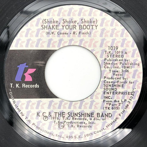 K.C. & The Sunshine Band Shake, Shake, Shake Shake Your Booty Record 45 1019 1
