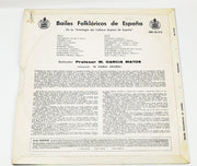 Bailes Folklóricos de Espańa Record 33 RPM LP HH 10-113 Hispavox 2