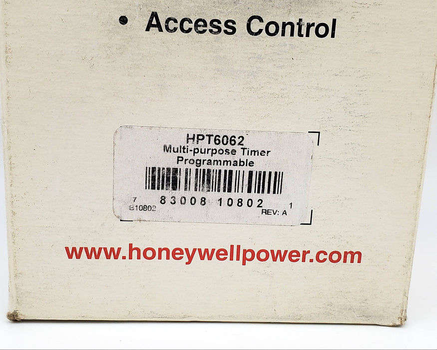 Honeywell HPT6062 Multi-purpose Timer Programmable B10802 REV A NEW