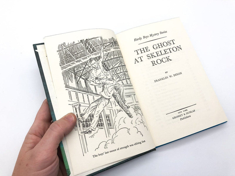 Hardy Boys The Ghost at Skeleton Rock No 37 Franklin W. Dixon 1966 Grosset HC 6