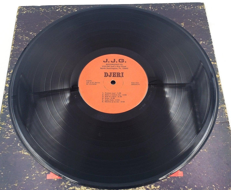 Jerry Grcevich Djeri 33 RPM LP Record J.J.G Records Tamburitza Music 5