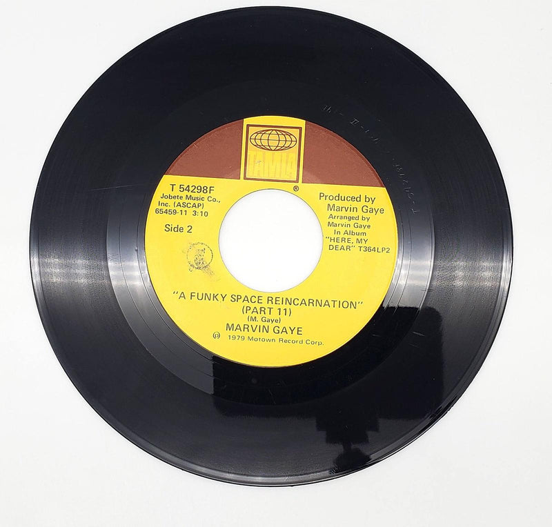 Marvin Gaye A Funky Space Reincarnation 45 RPM Single Record Tamla T 54298F Cpy2 2