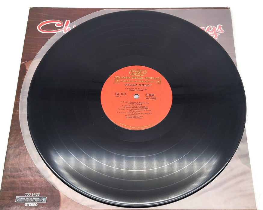 Christmas Greetings 33 RPM LP Record Columbia Special Products 1970 CSS 1433 5