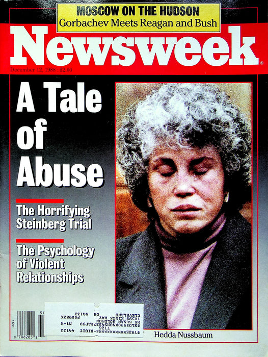 Newsweek Magazine December 12 1988 Joel Steinberg Domestic Violence Bill Cosby 1