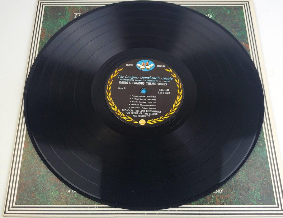 Longines Symphonette Society Radio's Famous Theme Songs 33 RPM LP Record 1966 6