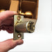 Schlage Door Knob Satin Bronze D40S Orb Privacy Locking Latch NO LATCH BOX 6