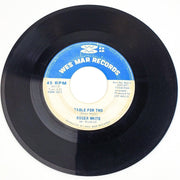 Roger White Thanks For The Heartaches 45 RPM Single Record Wes Mar 1966 1
