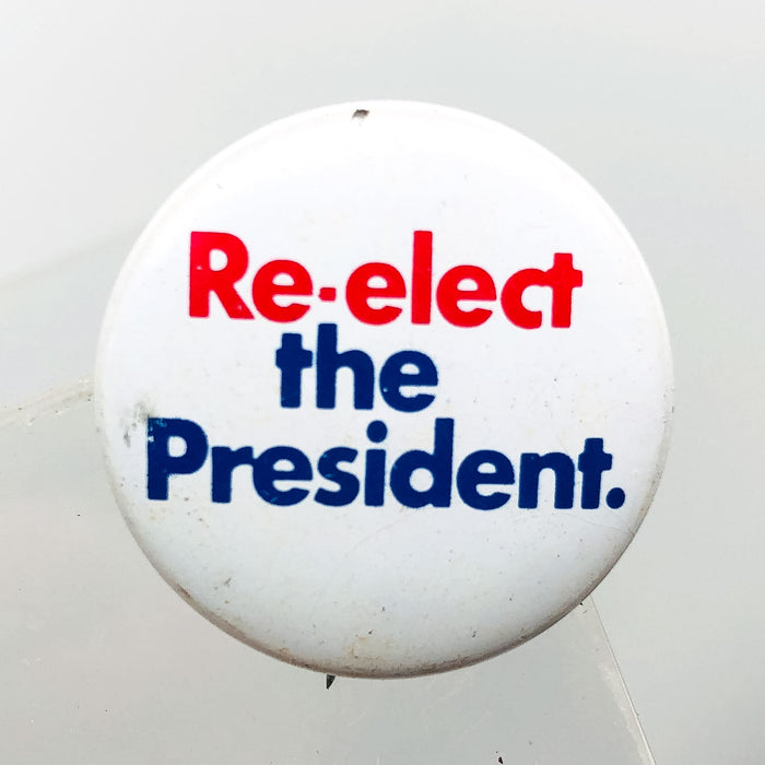 Re-Elect The President Button Pin 1" Committee For Richard Nixon Campaign 7