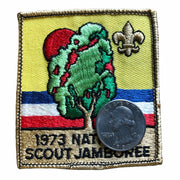 Boy Scouts of America 1973 National Scout Jamboree Pocket Patch BSA 2.5" Starch 4