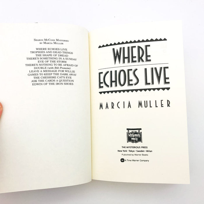 Where Echoes Live HC Marcia Muller 1991 Environmental Activists 1st Edition 7