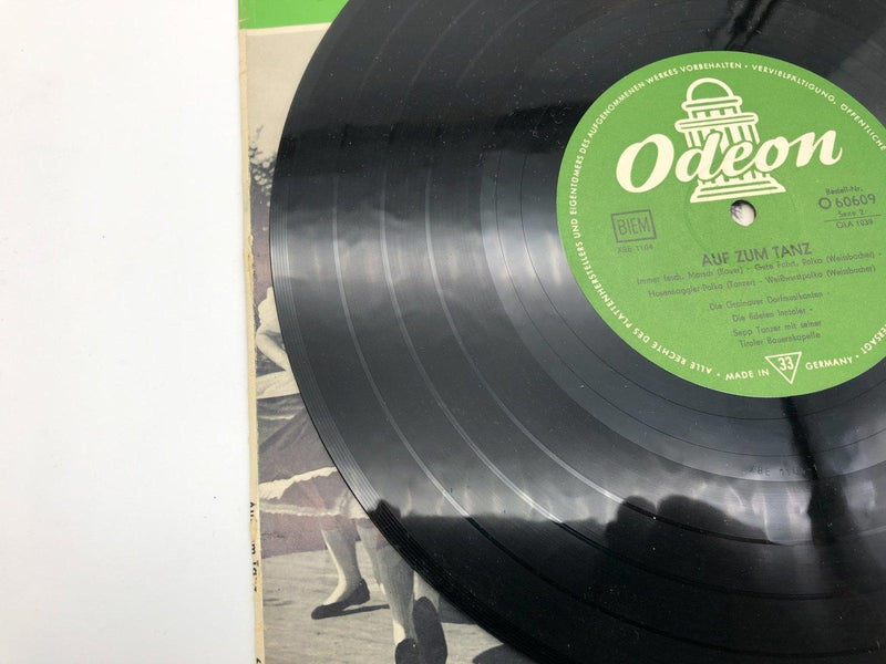 Die Fidelen Inntaler Auf Zum Tanz Record 33 RPM Mini LP 60609 Odeon Mini Album 10