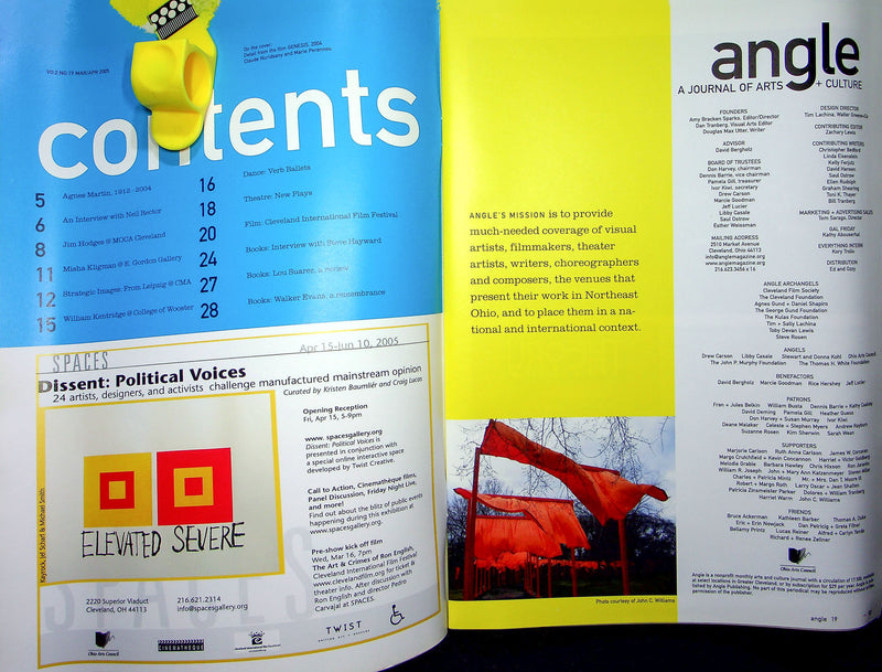 Angle Magazine Mar 2005 29th Cleveland International Film Festival Agnes Martin