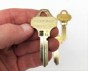 5x Schlage Everest 35-016 C125 Key Blanks Nickel Silver 6 Pin NOS 1