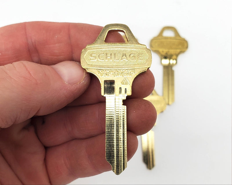 5x Schlage Everest 35-016 C125 Key Blanks Nickel Silver 6 Pin NOS 1