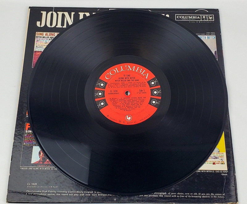 Mitch Miller TV Sing Along With Mitch Record LP CL 1628 Columbia 1961 4