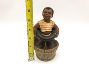 All Gods Children Figurine Bean Little Boy Resin Statue Clear Water Holcombe COA 11