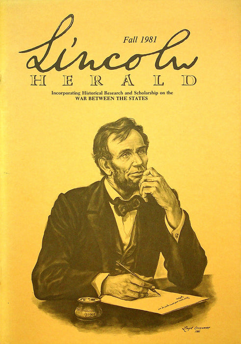 Lincoln Herald Magazine Fall 1981 Vol 83 No 3 The Case of the Mad Hatter 1