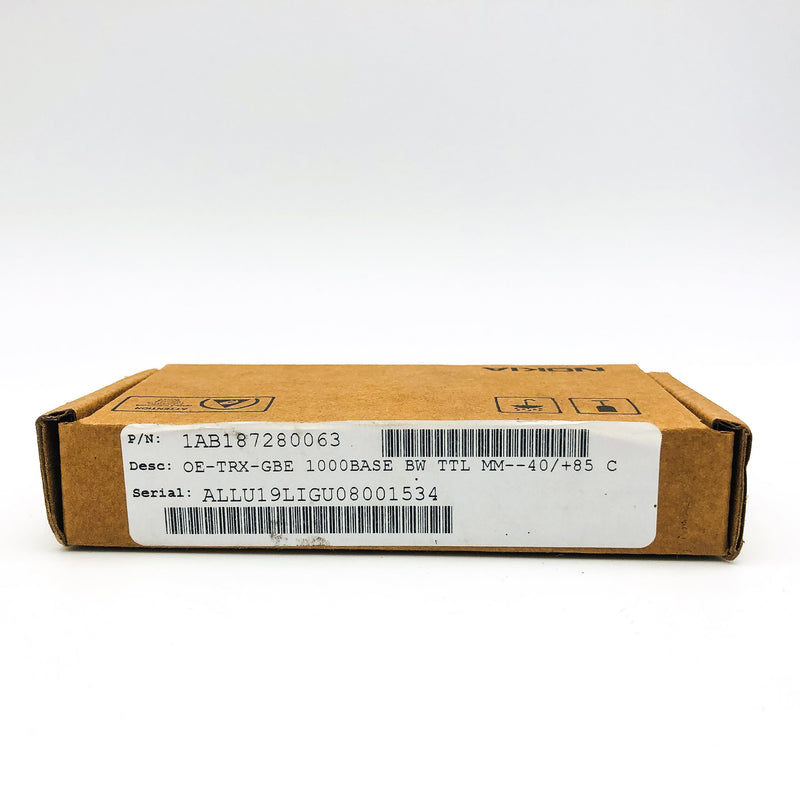 Nokia 1AB187280063 Gigabyte Ethernet Alcatel Lucent 1000 Base SX SFP Transceiver