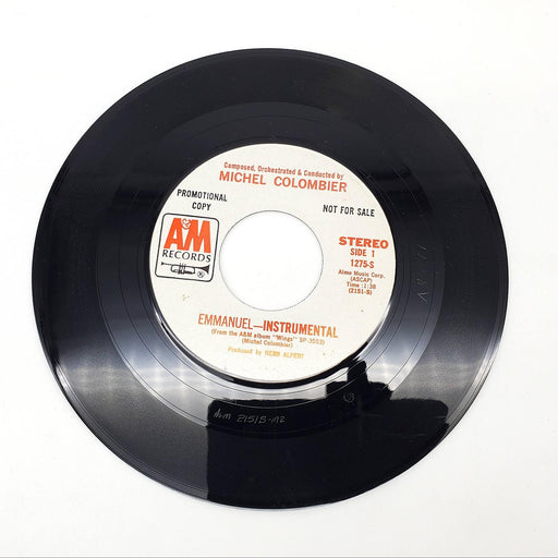 Michel Colombier Emmanuel - Instrumental Single Record A&M 1971 1275-S PROMO 1