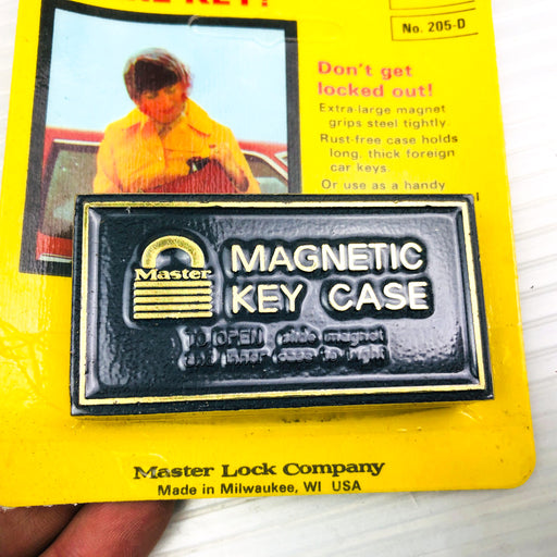 3pk Vintage Master Magnetic Key Case Hide A Spare Key 205-D New Old Stock NOS 2