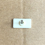 Canada Flag Lapel Pin Vintage Small Ribbon Red White Leaf Plastic 3