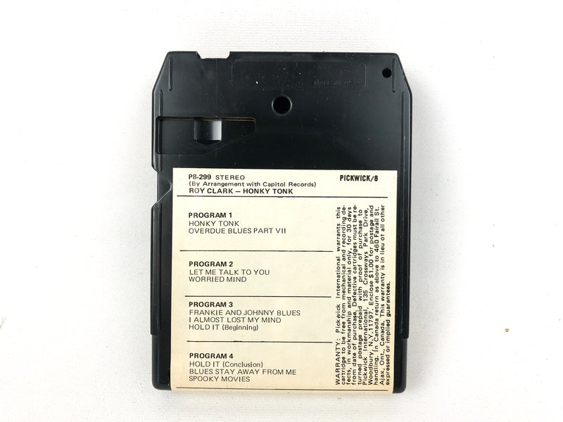 Roy Clark Honky Tonk 8 Track Tape P8-299 Pickwick I Almost Lost My Mind