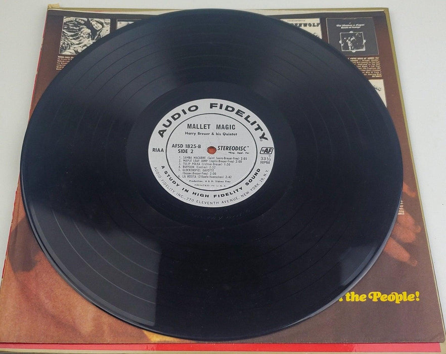 Harry Breuer and His Quintet Mallet Magic 33 RPM LP Record 1958 Gatefold 8