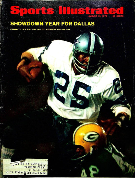 Sports Illustrated Magazine August 31 1970 Les Shy & Cowboys vs Green Bay