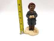 All Gods Children Figurine Samuel 1st Ed Martha Holcombe Boy Snowballs COA 10