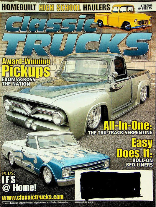 Classic Trucks Magazine June 2005 Vol 14 # 6 The Tru-Track Serpentine