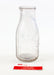 The Akron Pure Milk Co. One Pint Milk Bottle - Clear Glass Akron Ohio | Embossed 4