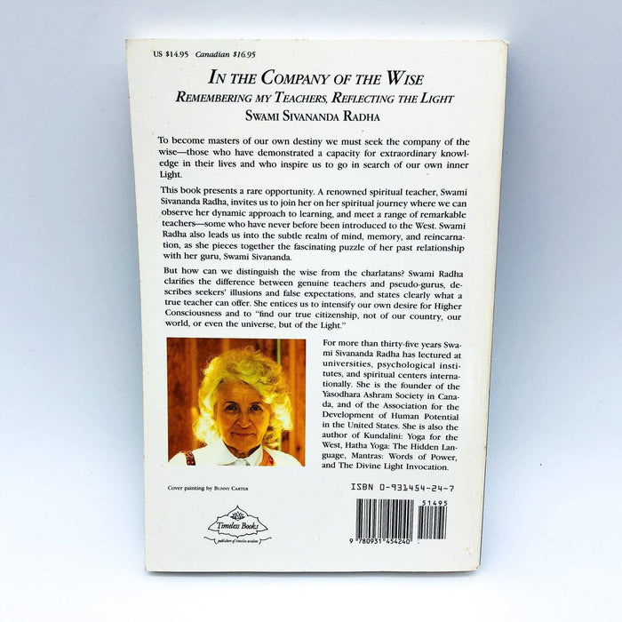 In The Company Of The Wise Paperback Swami Sivananda Radha 1991 Enlightenment 2