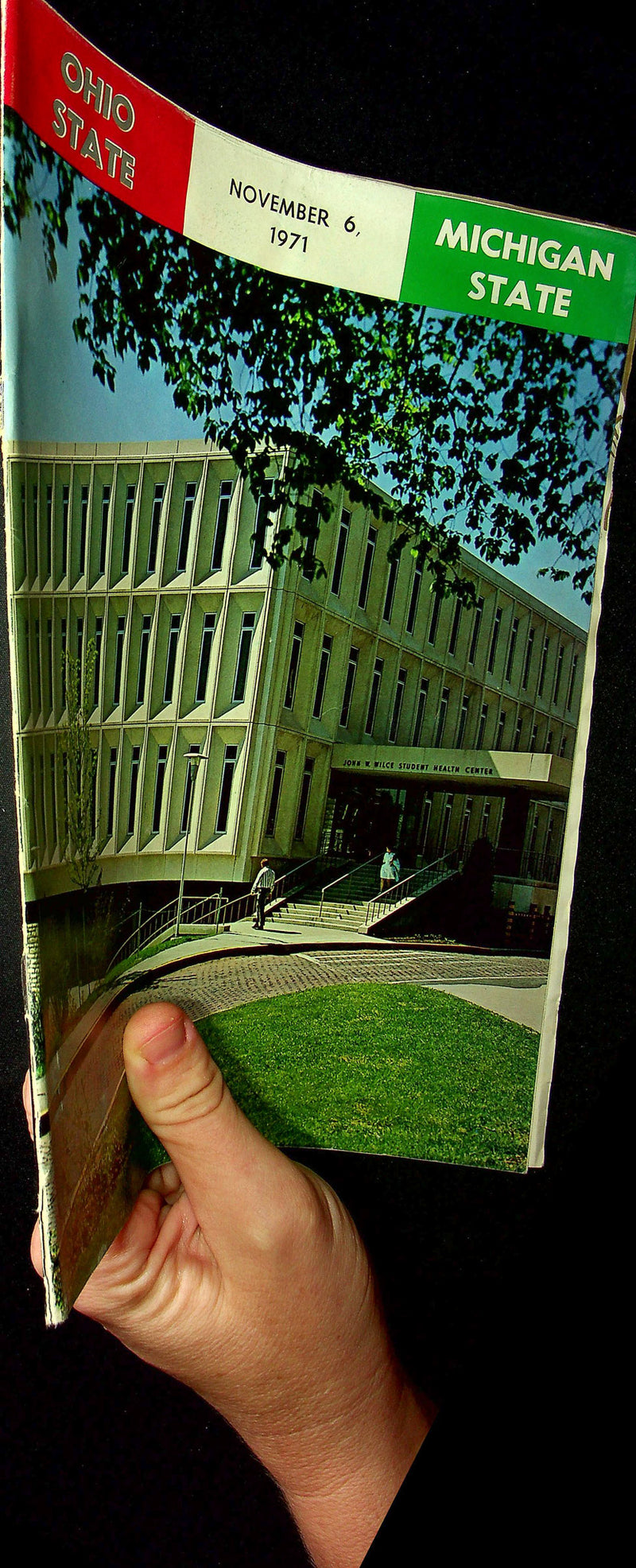 Ohio State Buckeye Football Program Nov 6 1971 Vs. Michigan State Spartans