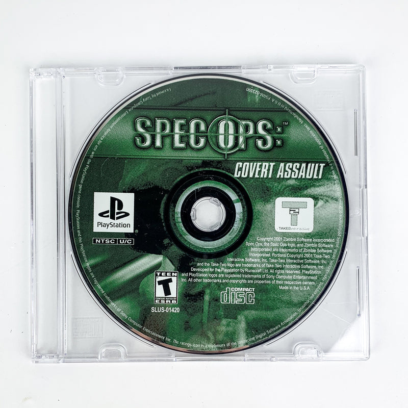 Spec Ops: Covert Assault (Sony PlayStation 1, 2001) Disc Only