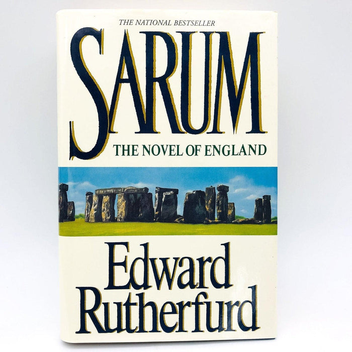 Sarum Hardcover Edward Rutherfurd 1987 England 10000 Years WW2 Stonehenge 1