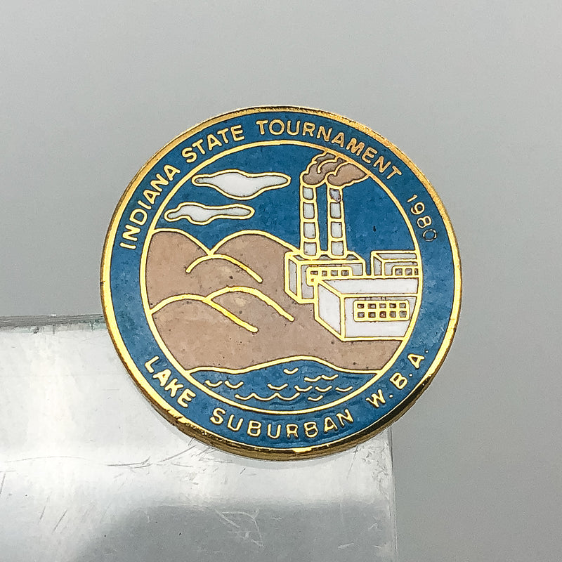 Womens Bowling Association Lapel Pin Pinback WBA Lake Suburban Indiana State