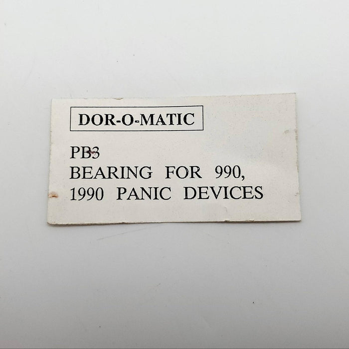 10x Dor-O-Matic PB3 Bearings / Bushings For 990, 1990 Panic Device Vertical Rod