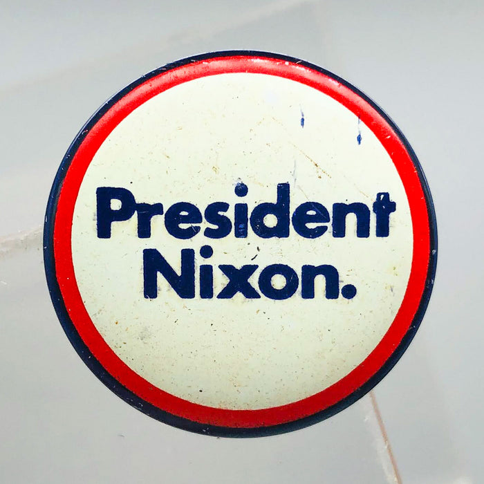 President Nixon Button 1" Pin Presidential Political Campaign Red White Blue 6