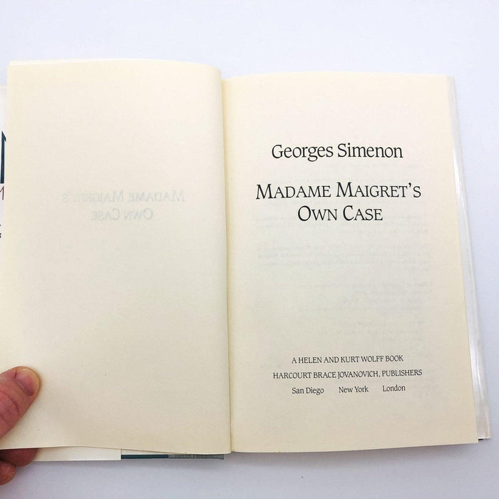 Madame Maigrets Own Case Hardcover Simenon 1959 Murder Mystery Bookbinder 7