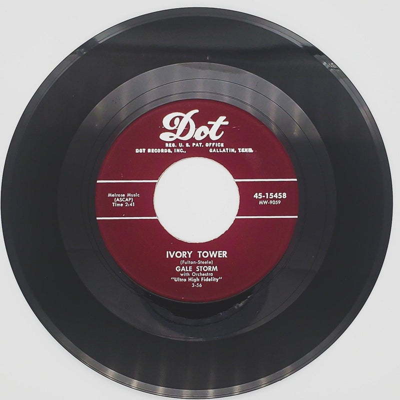 Gale Storm Ivory Tower Record 45 RPM Single 45-15458 Dot 1956 1