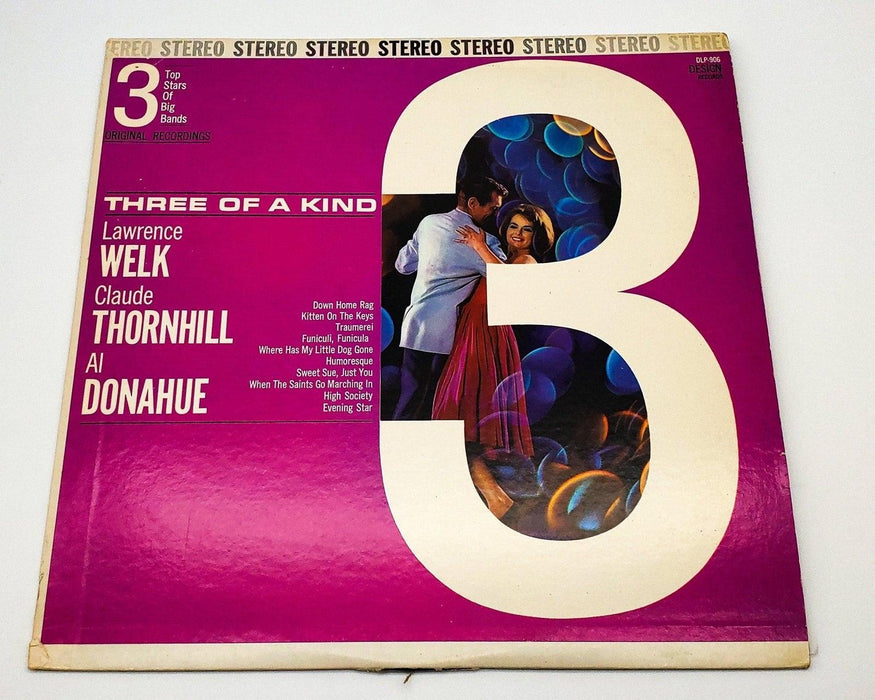 Lawrence Welk Three Of A Kind 33 RPM LP Record Design 1