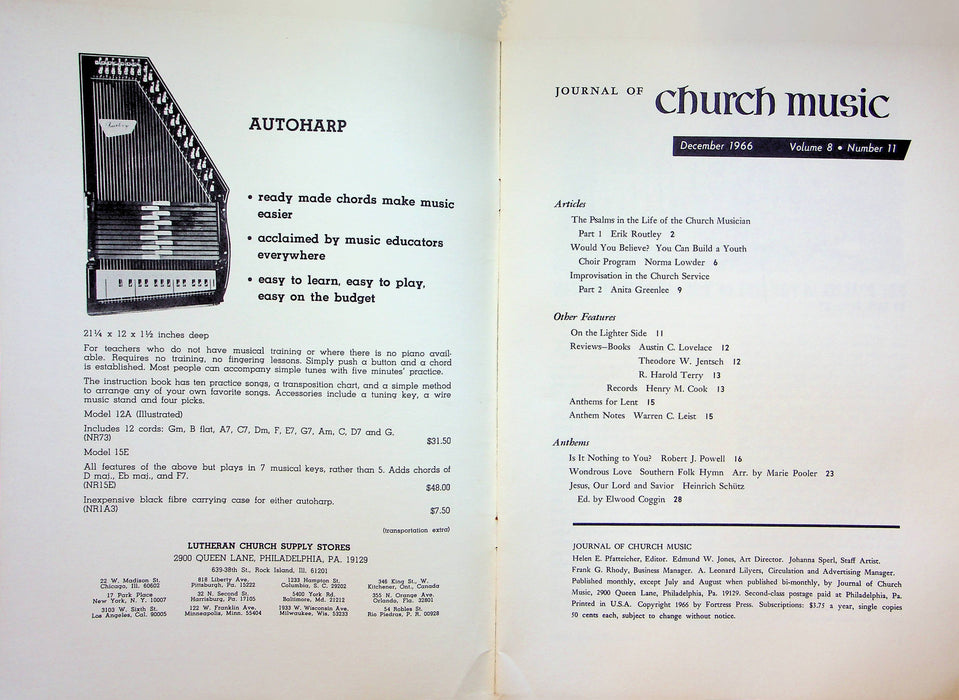 Journal of Church Music Magazine Dec 1966 Building A Youth Choir Program Lowder 4