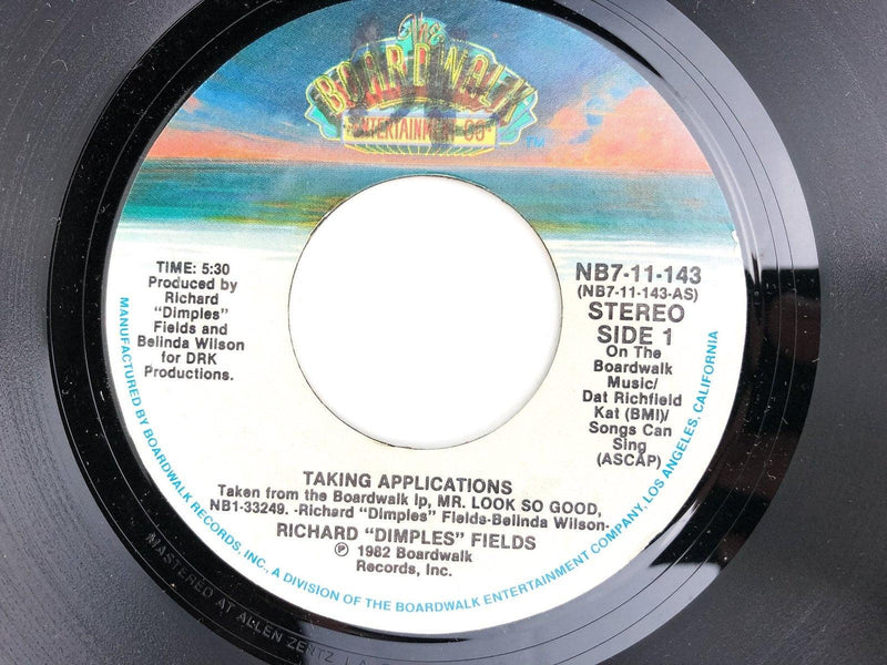 Richard Dimples Fields 45 RPM 7" Single A Woman at Home A Freak on the Side 2