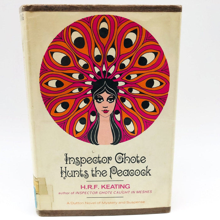 Inspector Ghote Hunts the Peacock Hardcover H R F Keating 1968 Ex Library 1st Ed 1